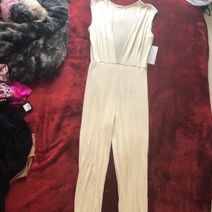 Jumpsuit/bodysuit cream color